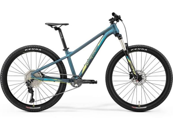 MERIDA 2022 MATTS J.CHAMPION matný teal modrý(limetkový)