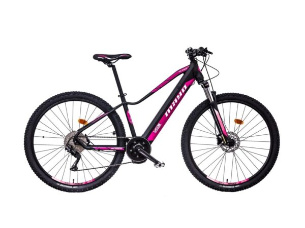 MAYO e-XC 29" FLASH POWER BB 10spd čierna - ružová