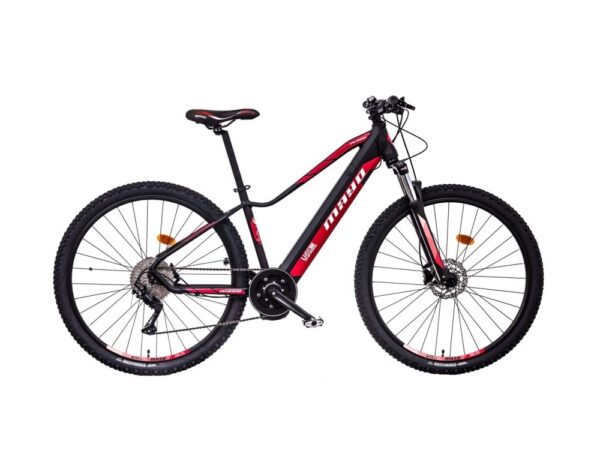 MAYO e-XC 29" FLASH POWER BB 10spd čierna - červená