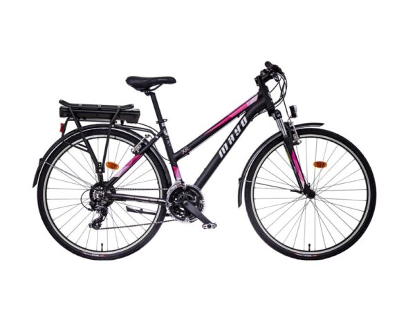 MAYO e-XR BASIC FLAT čierna - ružová