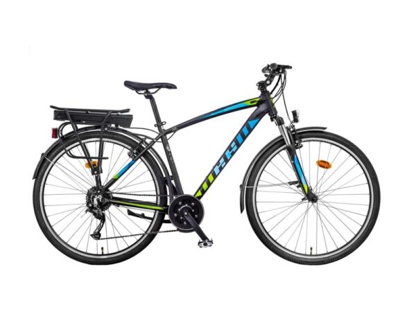 MAYO e-XR TOUR TREK V BB čierna - modrá